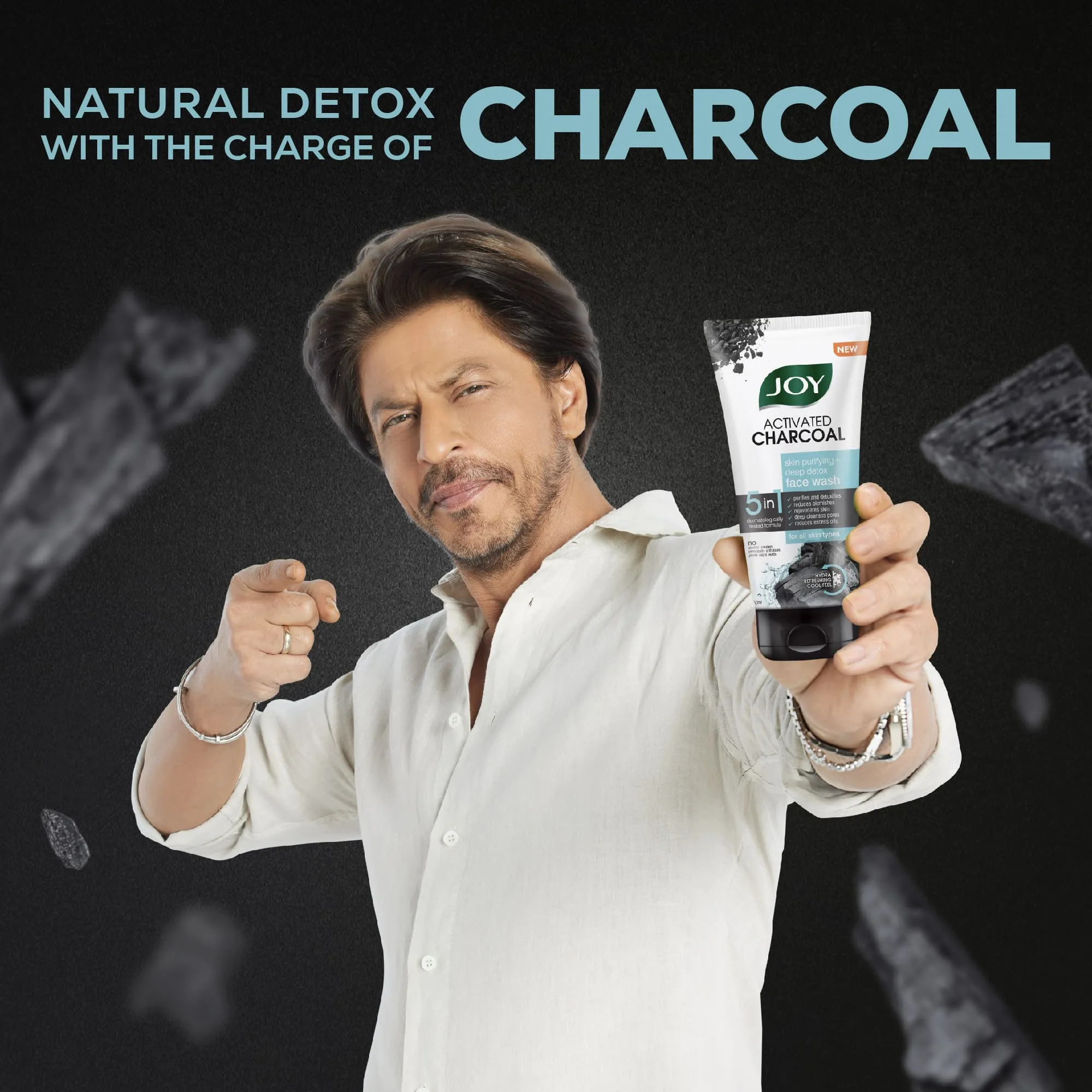 Activated Charcoal Skin Purifying   Deep Detox Face Wash