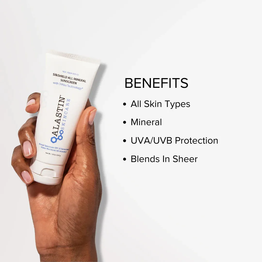 Alastin SilkSHIELD All Mineral Broad Spectrum Sunscreen SPF 30 (1.9oz)
