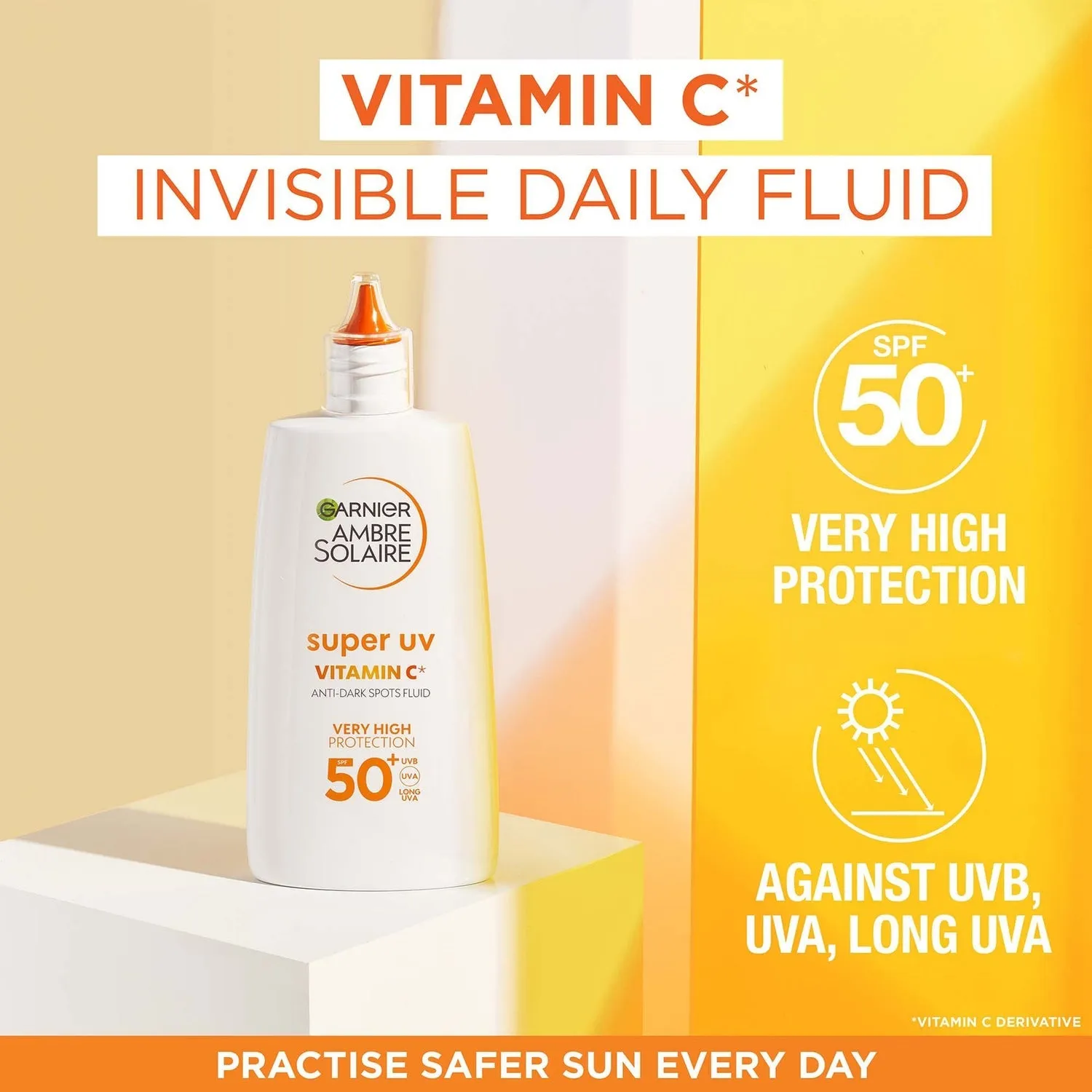 Ambre Solaire Super Uv Face Fluid Vitamic C
