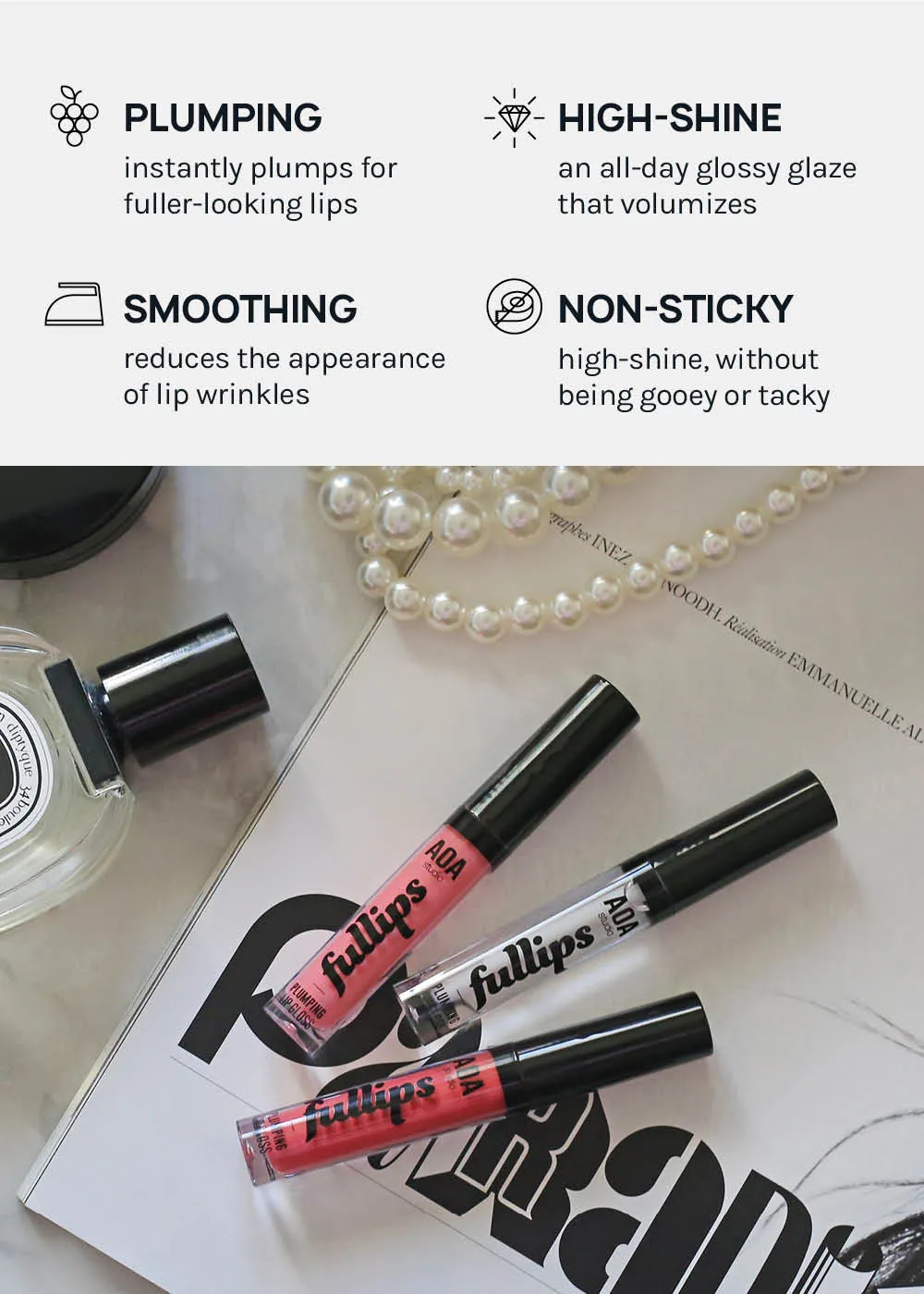 AOA Fullips Lip Plumping Gloss