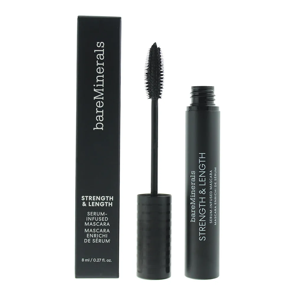 Bare Minerals Strength & Length Serum-Infused Extreme Black Mascara 8ml