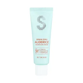BE THE SKIN Sebum Zero Aloerice Vegan Sun Cream SPF 50  PA     50ml