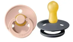 BIBS Pacifier 2 PK Blush/Iron