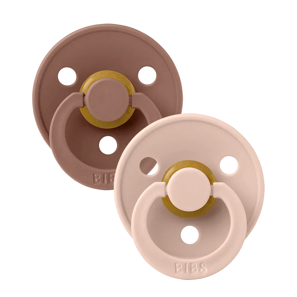 BIBS Pacifier 2 PK Woodchuck/Blush