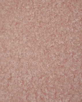 Blush Pink Boucle Fabric Swatch