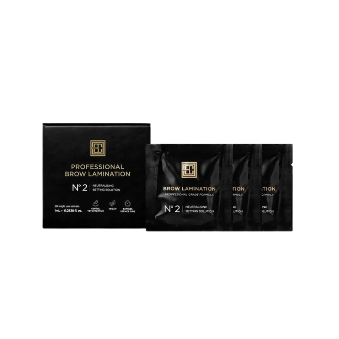 BROW CODE - Lamination Neutralising Setting Solution Sachets