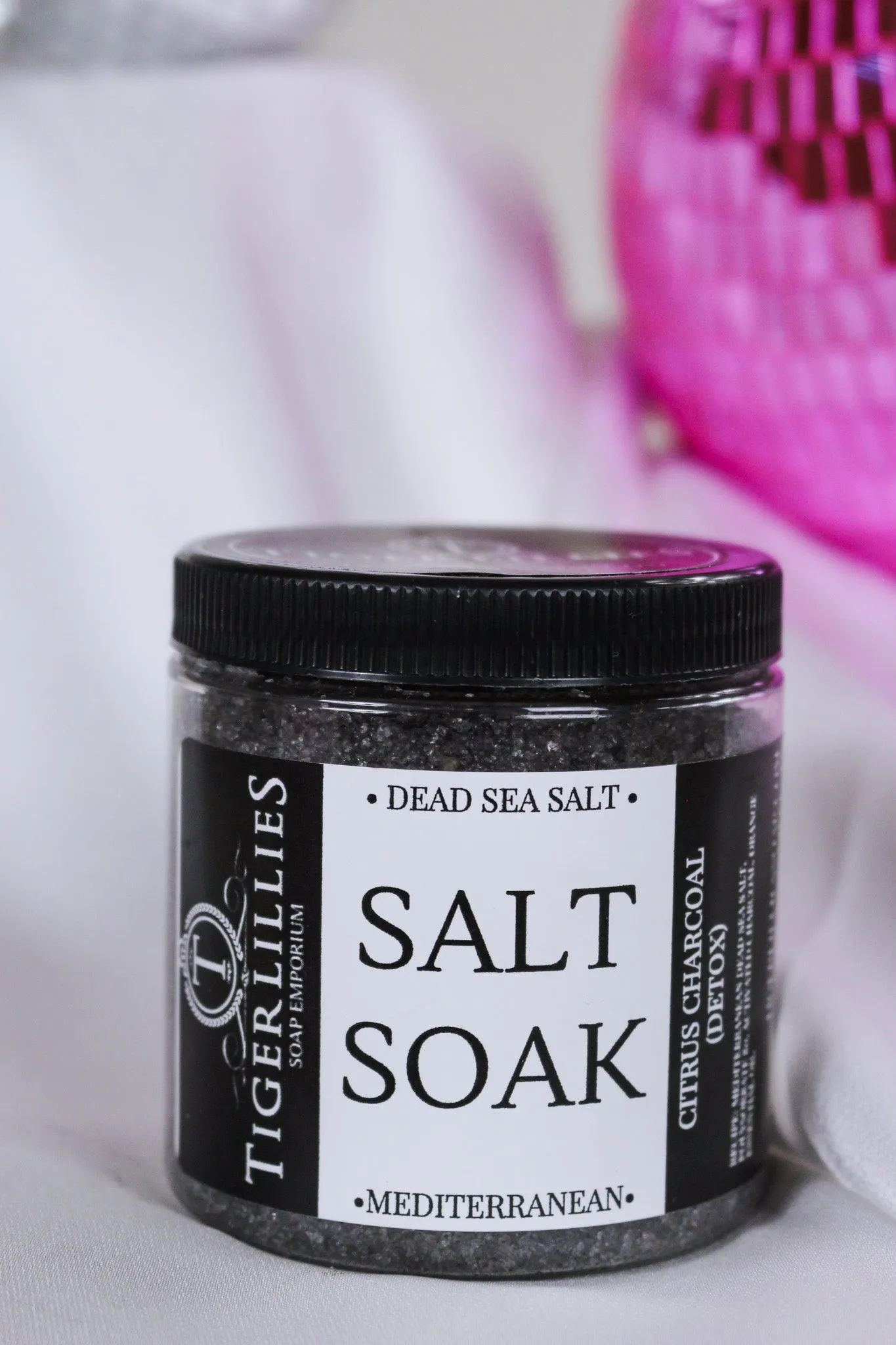 Citrus Charcoal Salt Soak