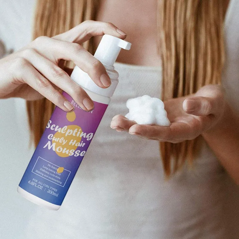 Curly Hair Mousse 200ml Anti-frizz Styling Foam Mousse