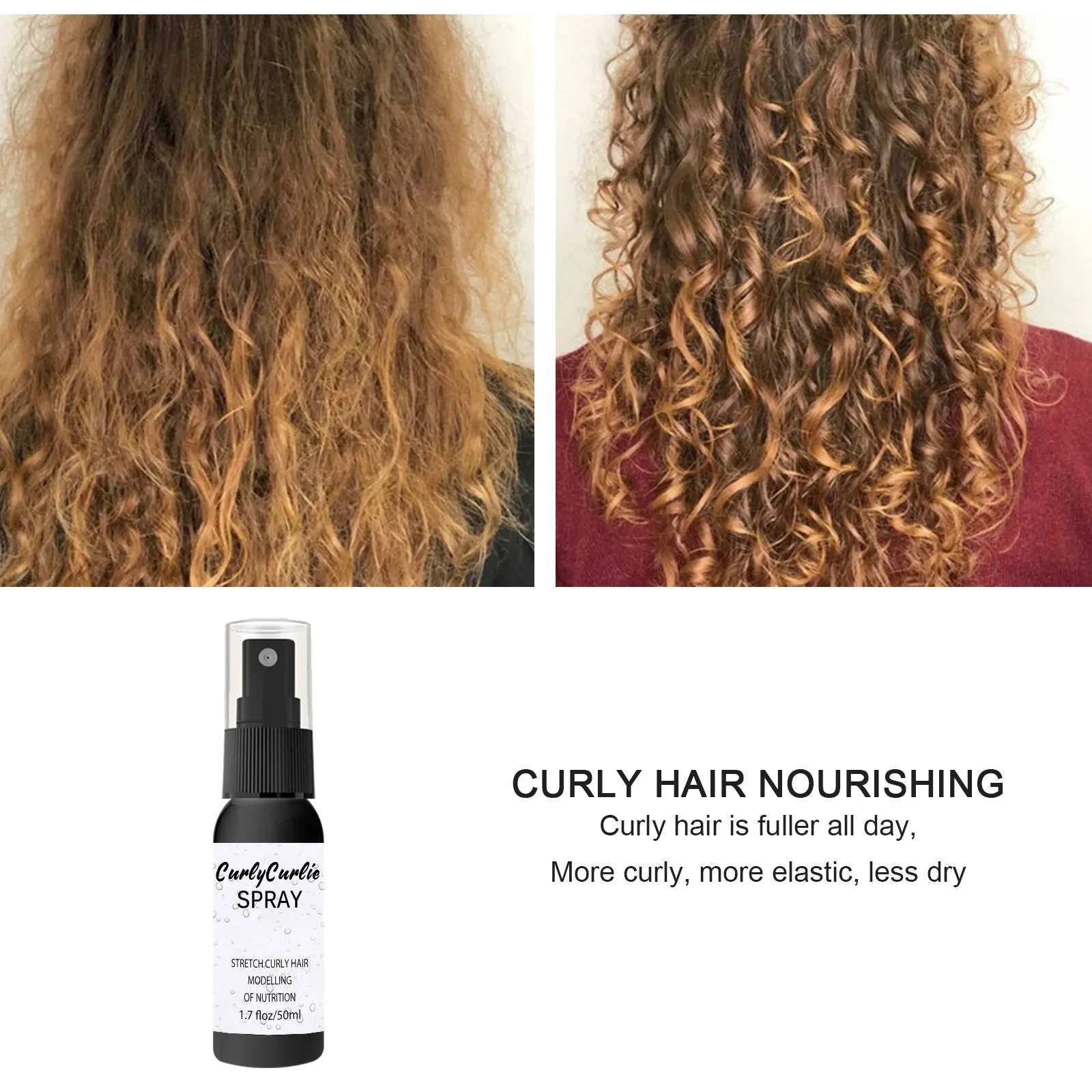 Curly Hair Styling Oil Moisturizing Mist