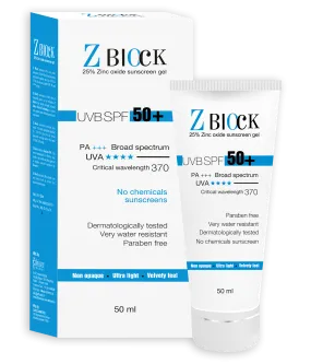 Ethicare Z Block Spf50  Sunscreen Gel 50 gm