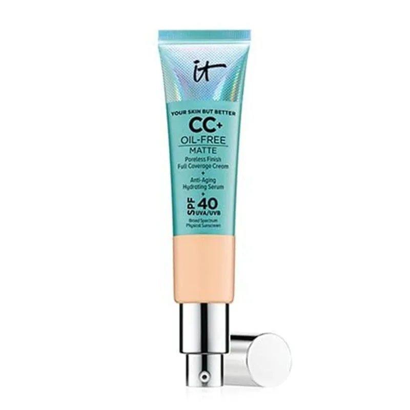 Face Concealer It Cosmetics Matte Oil-Control Cream Makeup Base Full Cover Dark Circle Eyes SPF 40 Brighten Skin CC  Cream
