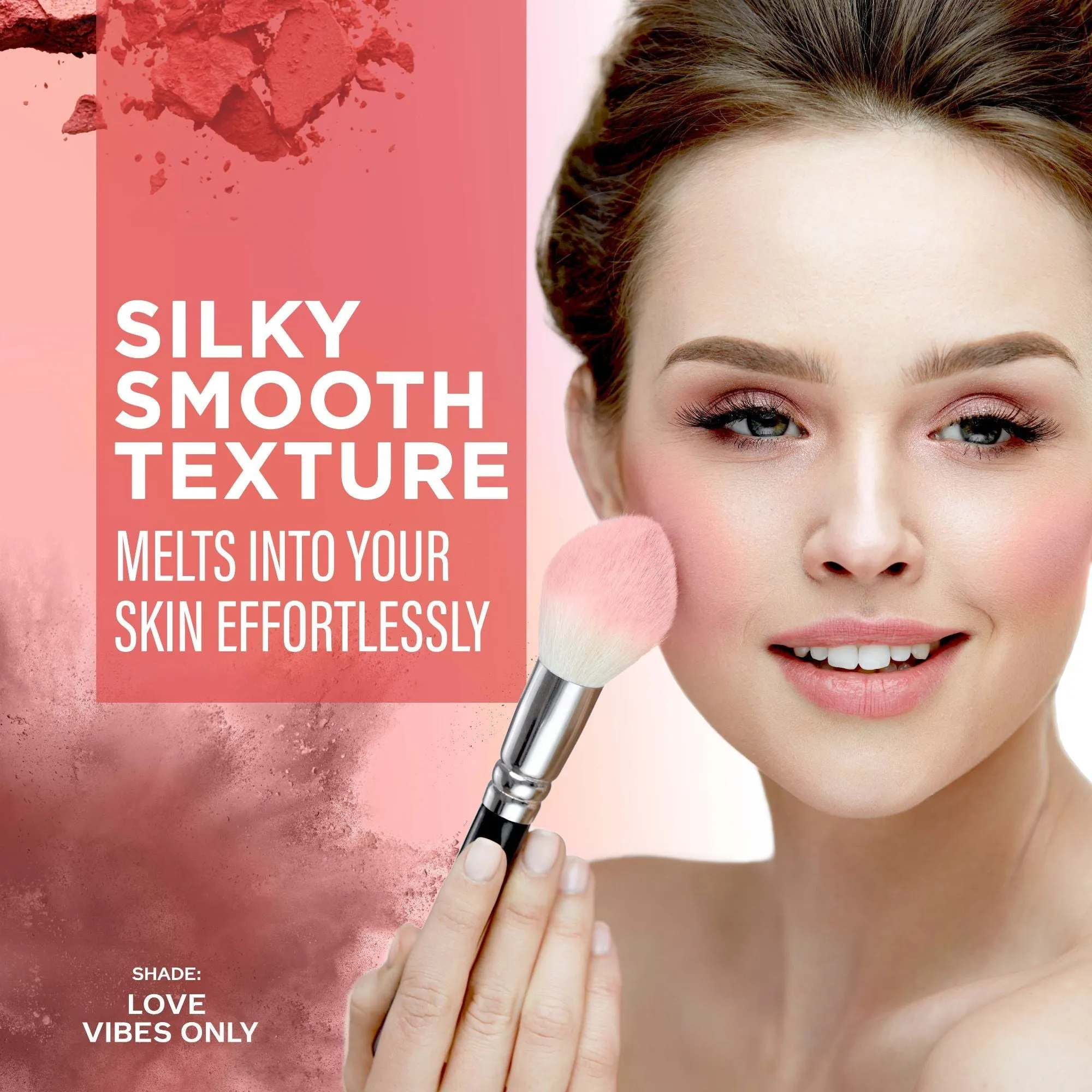 Faces Canada Berry Blush | Rosy pink | Mattifying & Long Lasting| Lightweight| Love vibes only Core Range Pink Core Range