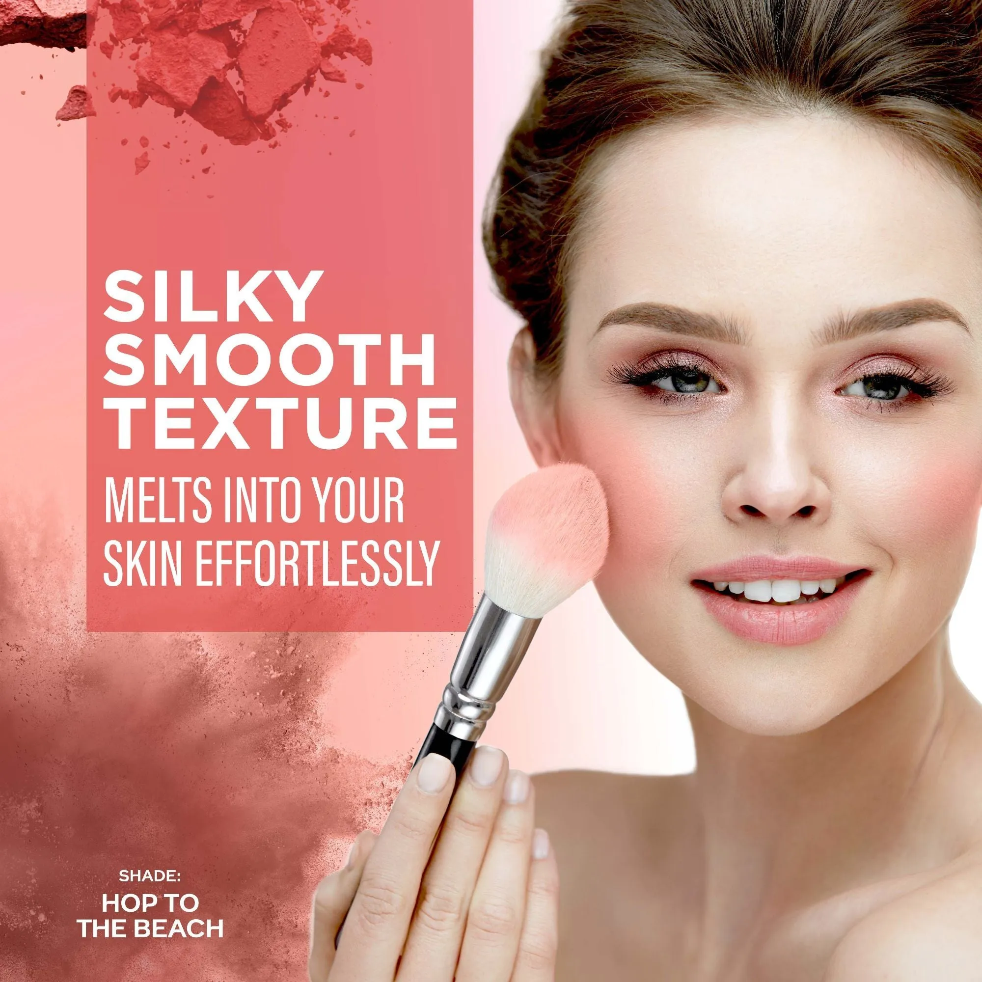 Faces Canada Berry Blush | Sun kissed orange | Mattifying & Long Lasting| Lightweight| Hop to the beach Core Range Coral Core Range