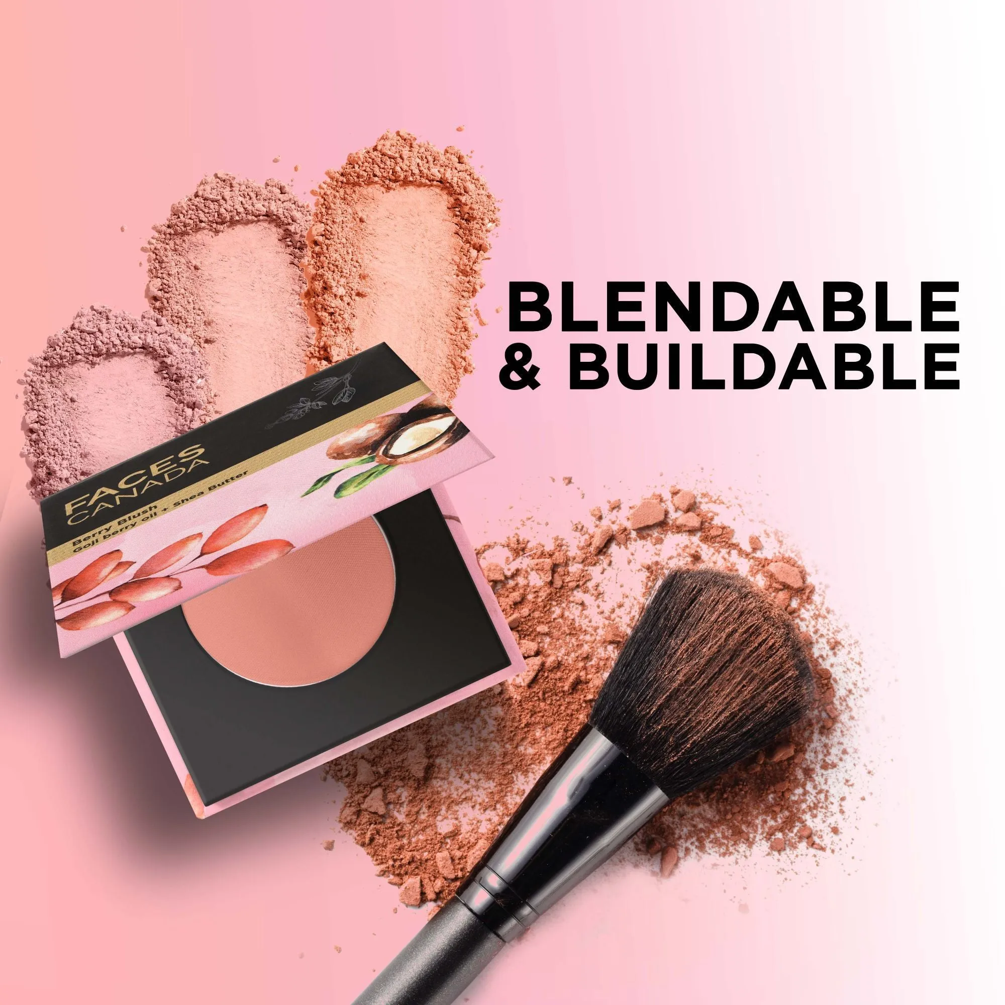 Faces Canada Berry Blush | Sun kissed orange | Mattifying & Long Lasting| Lightweight| Hop to the beach Core Range Coral Core Range