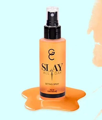 GC Make Up Setting Spray - Gerard Cosmetics Slay All Day DREAMSICLE Scented - Oil Control, Matte Finish Facial Mist Sealer, Keep Makeup Fresh - 3.38oz (100ml) Cruelty Free, USA Made, Vegan Friendly