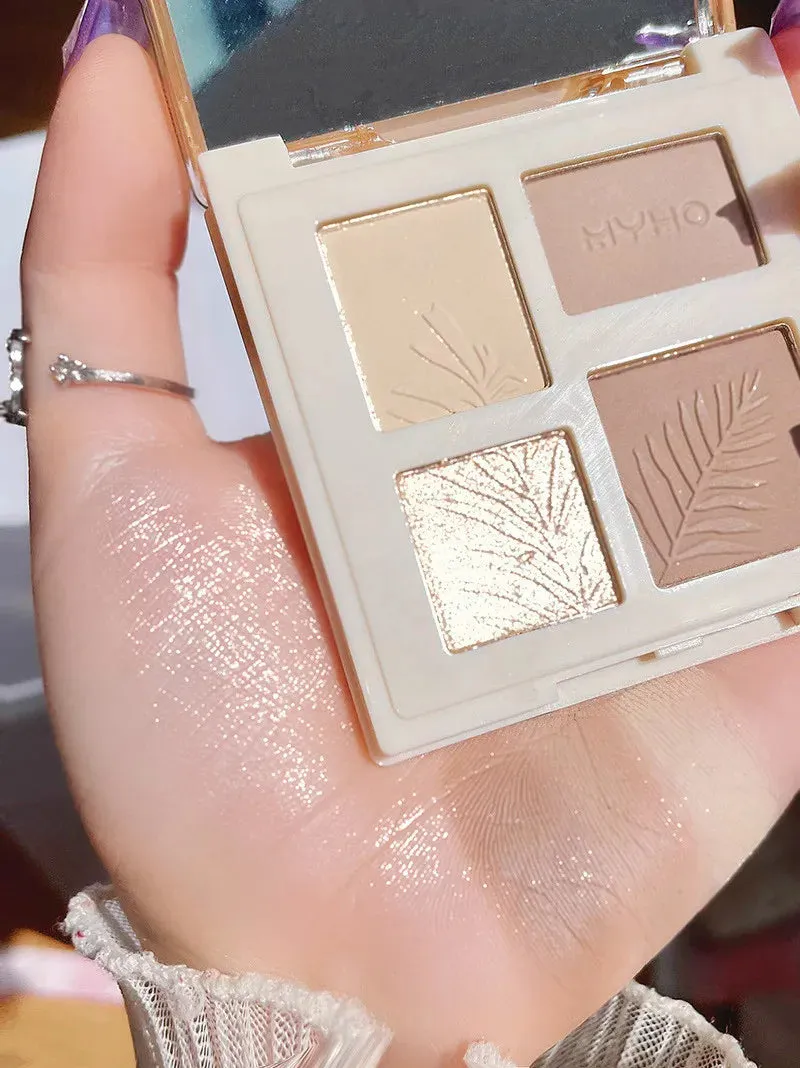 Highlighter Contour Combination Makeup Plate Matte 3D Bronzer Contour Shadow Powder Face Makeup Highgloss