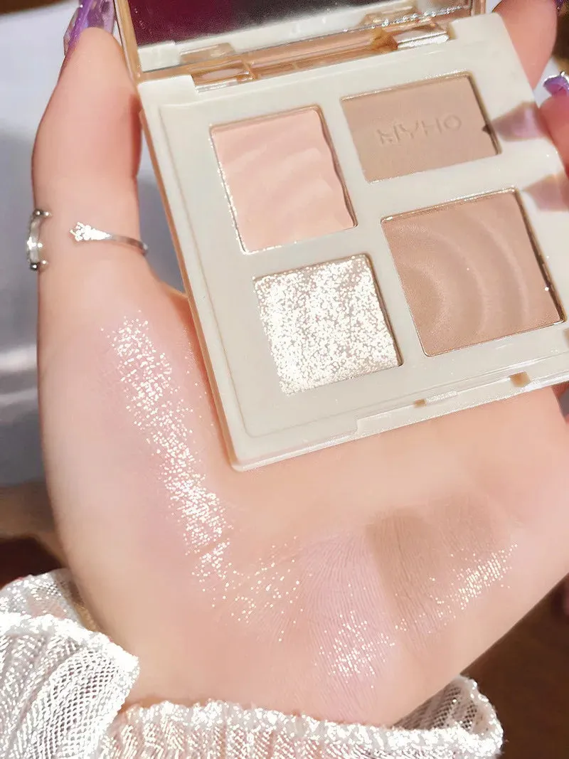 Highlighter Contour Combination Makeup Plate Matte 3D Bronzer Contour Shadow Powder Face Makeup Highgloss