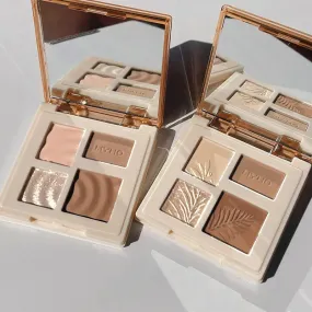 Highlighter Contour Combination Makeup Plate Matte 3D Bronzer Contour Shadow Powder Face Makeup Highgloss