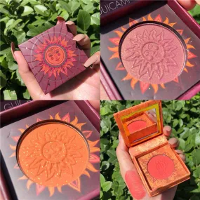 Highly Pigmented Pearlescent Blush Eyeshadow Palette