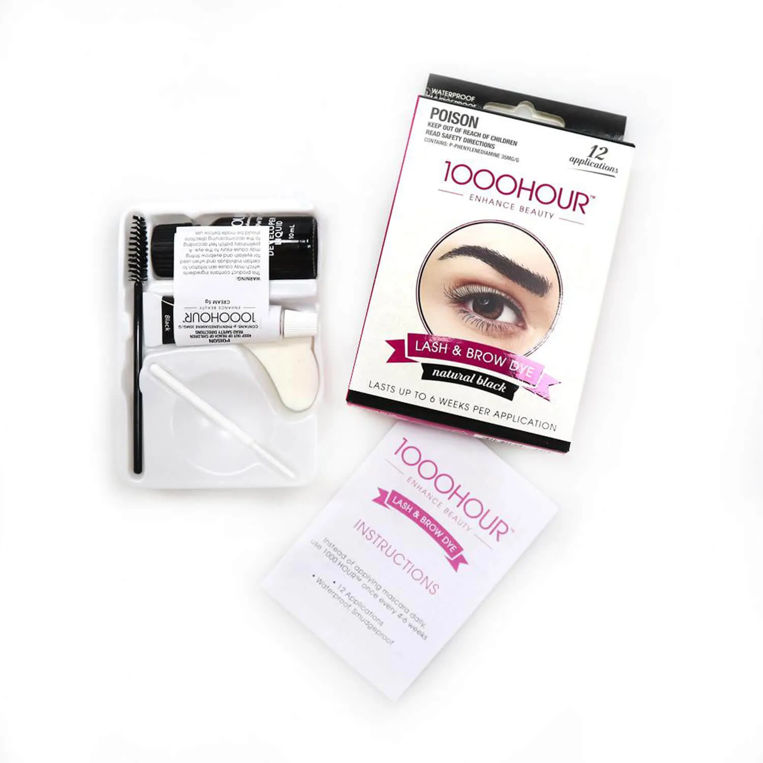Lash & Brow Dye - Black 15ml - Black