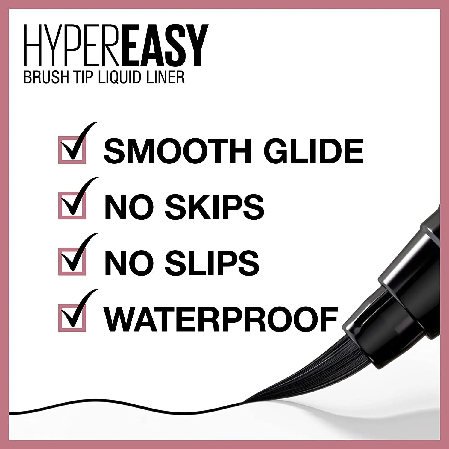 Lash Sensational Sky High Washable Mascara   Hyper Easy Liquid Eyeliner Makeup Bundle, Includes 1 Mascara in Blackest Black and 1 Eyeliner in Pitch Black