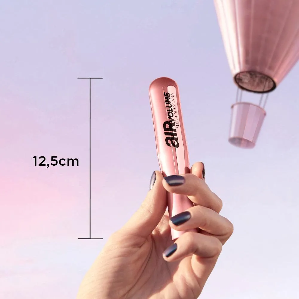L’Oréal Paris Air Volume Mega Mascara Washable, Air Whipped Formula Lasting Up To 24H- Lightweight