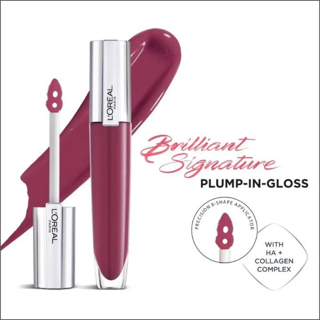 L'Oréal Paris Brilliant Signature Plumping Gloss - 416 I Raise