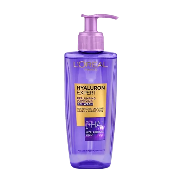 Loreal Paris Hyaluron Expert Replumping Purifying Gel Wash 200ml