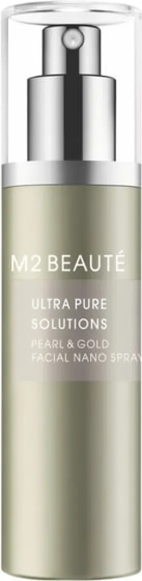 M2 Beauté Ultra Pure Solution Pearl & Gold Facial Nano Spray 75 Ml