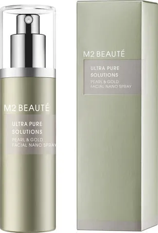 M2 Beauté Ultra Pure Solution Pearl & Gold Facial Nano Spray 75 Ml