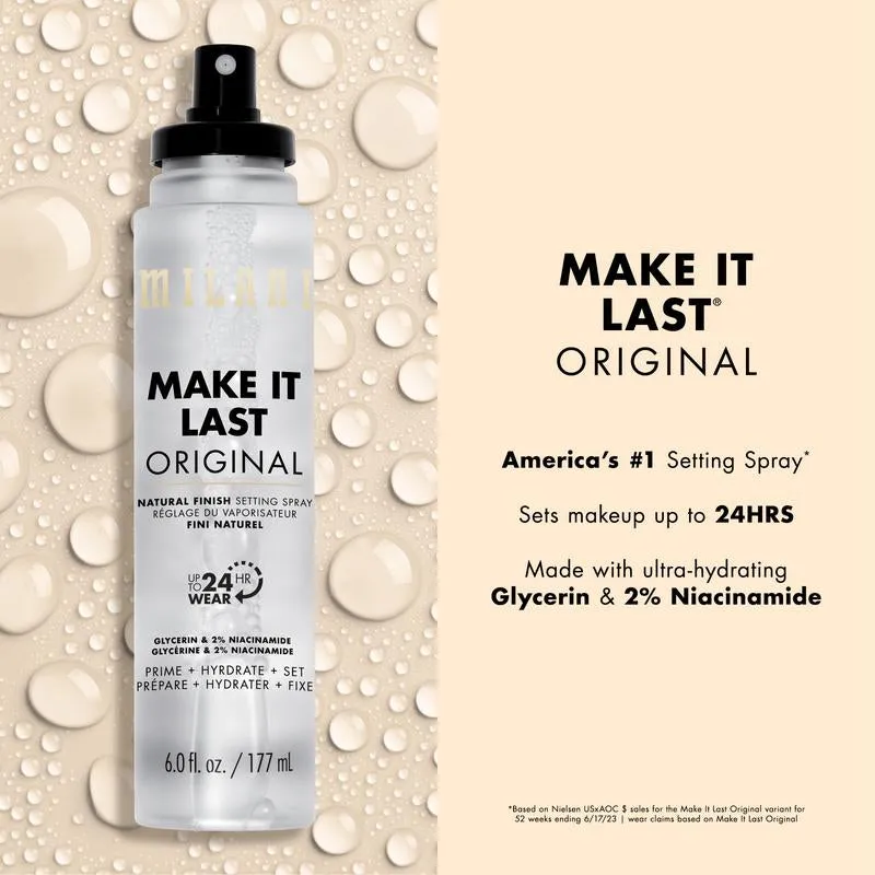 Make It Last Original - Natural Finish Setting Spray Jumbo Size