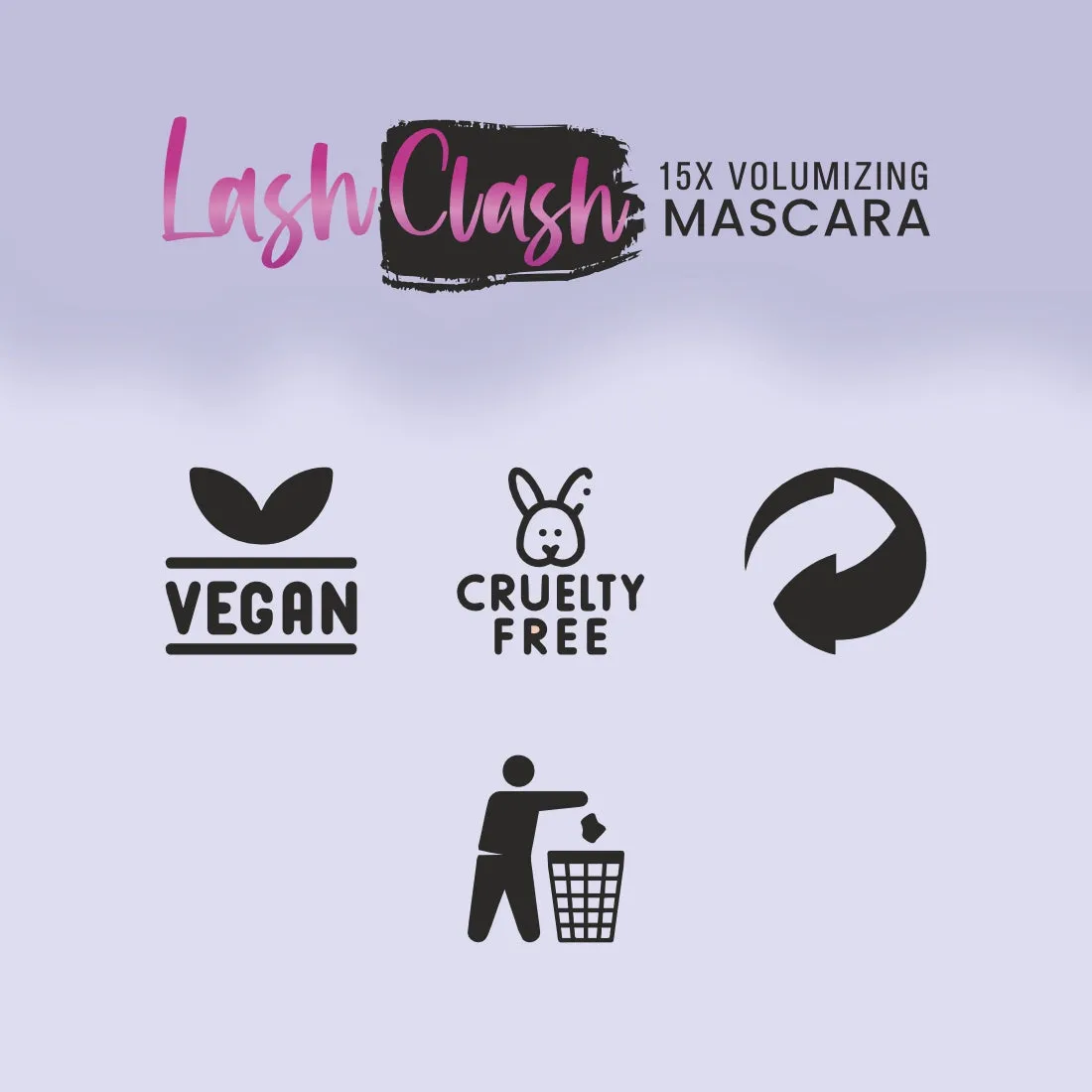 Mattlook Lash Clash 15X Volumizing Smudge Proof Mascara