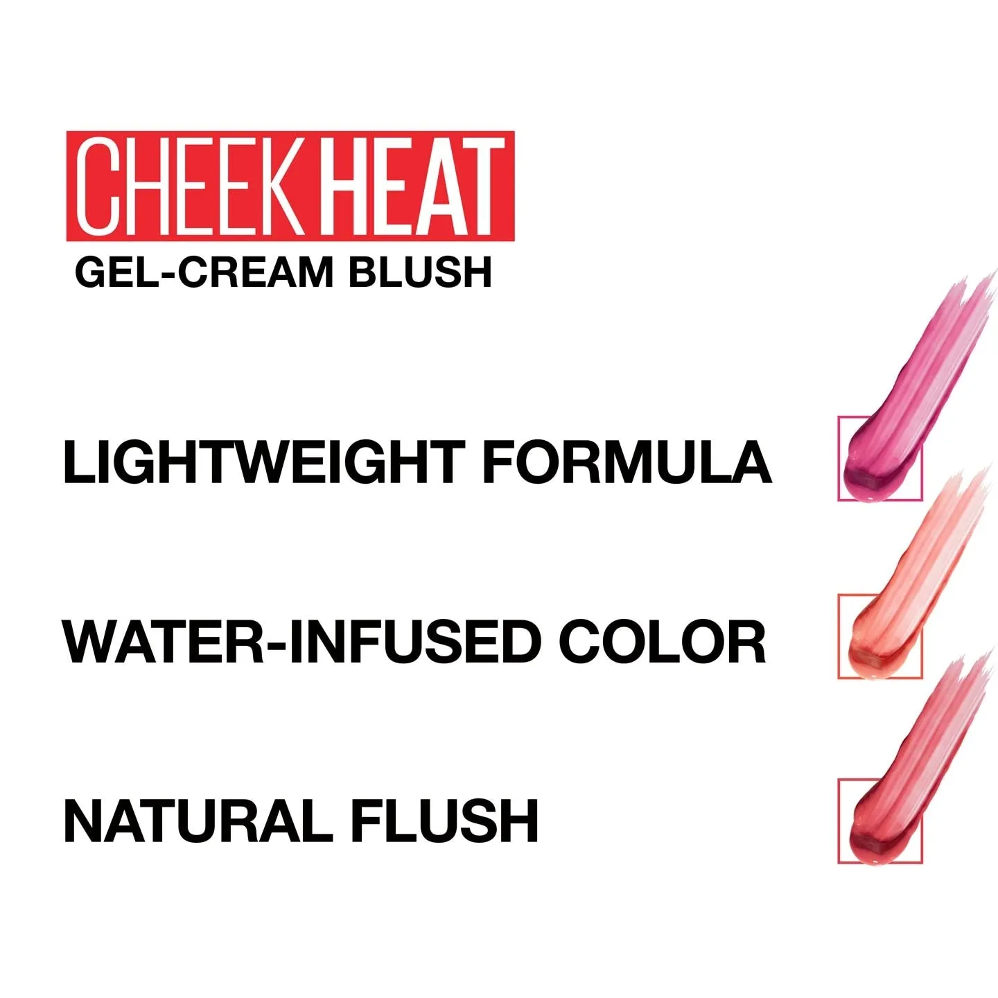 MAYBELLINE Cheek Heat Blush - Rose Flush #20
