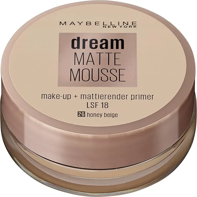 Maybelline Dream Matte Mousse Foundation 26 Honey Beige