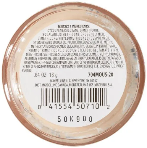 Maybelline Dream Matte Mousse Foundation, Classic Ivory, 18g