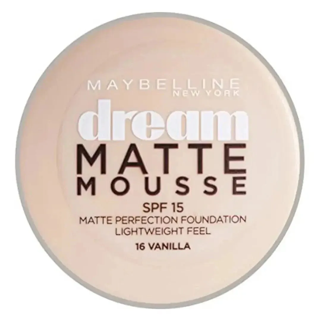 Maybelline Dream Matte Mousse Foundation With SPF - 16 Vanilla