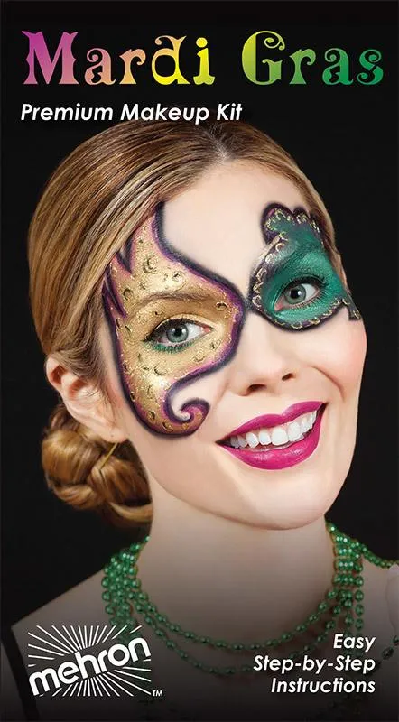 Mehron Mardi Gras Premium Character Makeup Kit