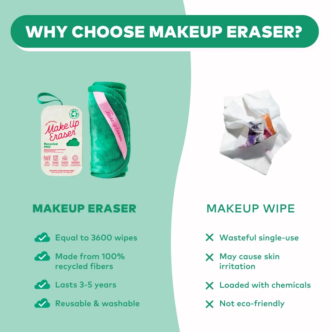 Mini Pro Single Makeup Eraser- Green
