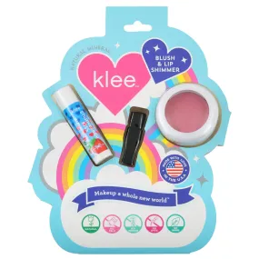 Natural Mineral Blush & Lip Shimmer Set - Sweet Cherry Spark