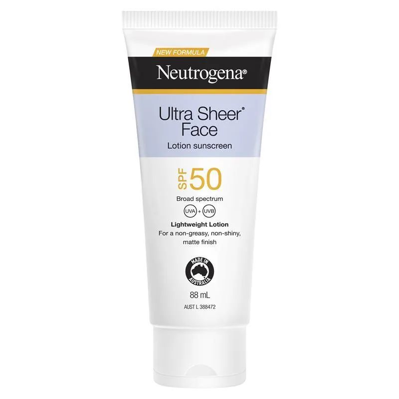 Neutrogena Ultra Sheer Face Dry Touch Lotion Spf50  88 ml