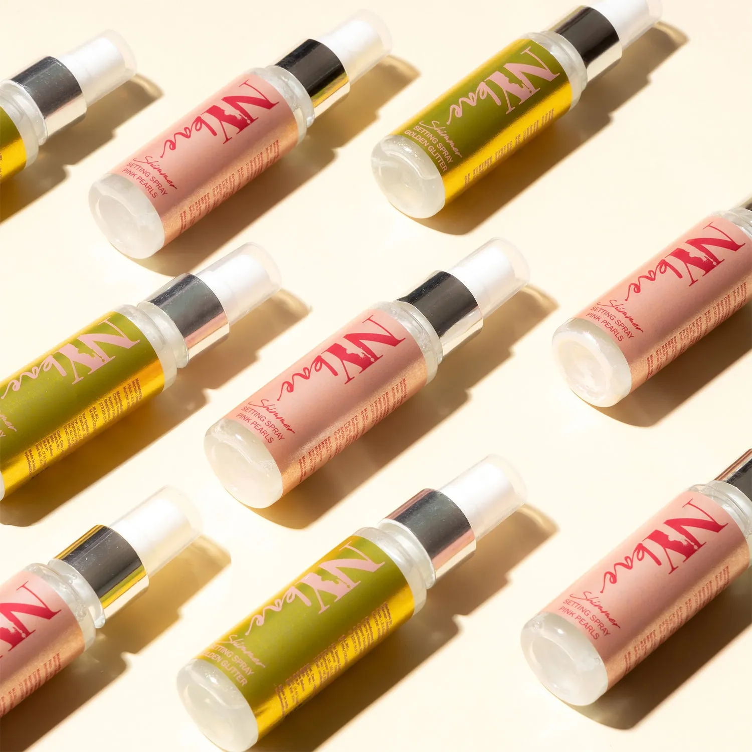 NY Bae Shimmer Setting Spray | Long Lasting | Makeup Fixing | Shimmer Finish | Highlighting Spray | Mini Spray | Travel Friendly - Pink Pearls (30 ml)