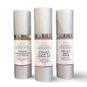 Organic Anti-Aging Trio Vitamin C   DMAE   Age Reversing Eye Serum