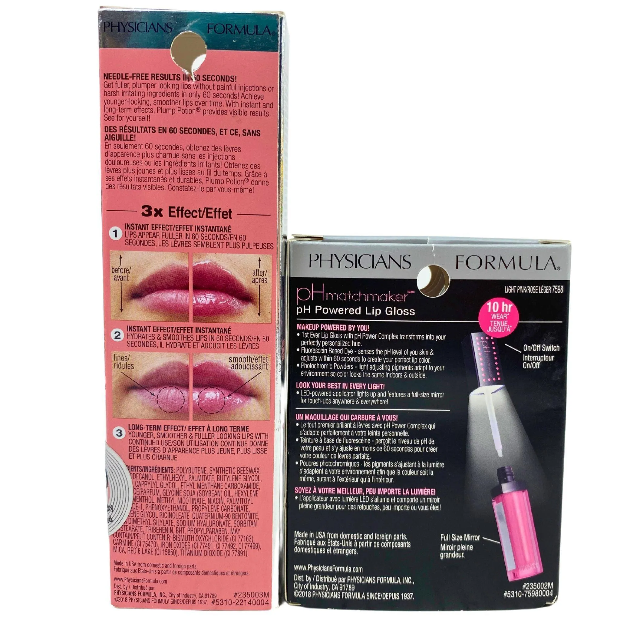 Physicians Formula Lip Plumping & PH Matchmaker PH Powered Lip Gloss (42  Pcs Lot)