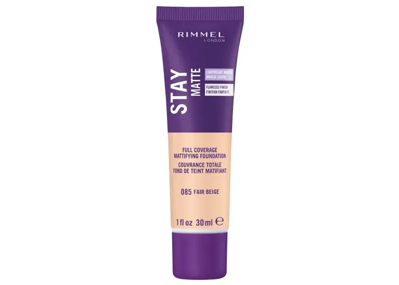 RIMMEL - Stay Matte Liquid Mousse Foundation #085 Fair Beige - 1 fl. oz. (30 ml)