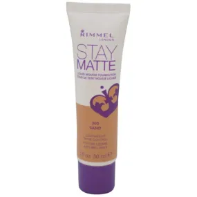 RIMMEL - Stay Matte Liquid Mousse Foundation #300 Sand - 1 fl. oz. (30 ml)
