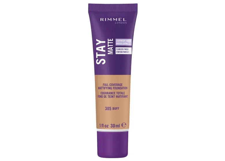 RIMMEL - Stay Matte Liquid Mousse Foundation #305 Buff - 1 fl. oz. (30 ml)