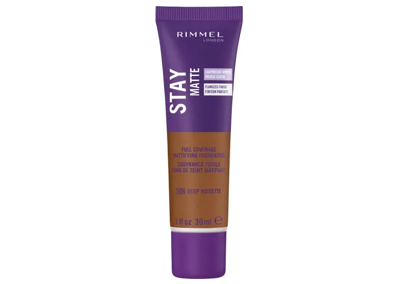 RIMMEL - Stay Matte Liquid Mousse Foundation #506 Deep Noisette - 1 fl. oz. (30 ml)