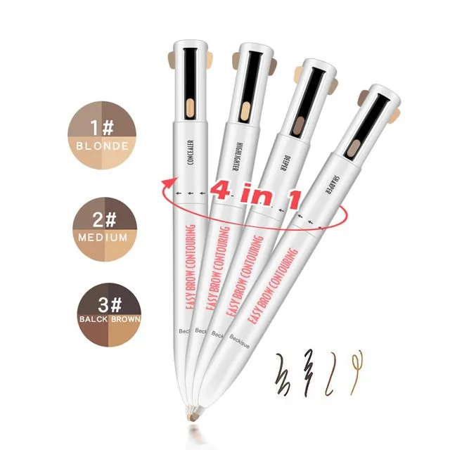 Rotating Ball-Point Portable Eyebrow Pen
