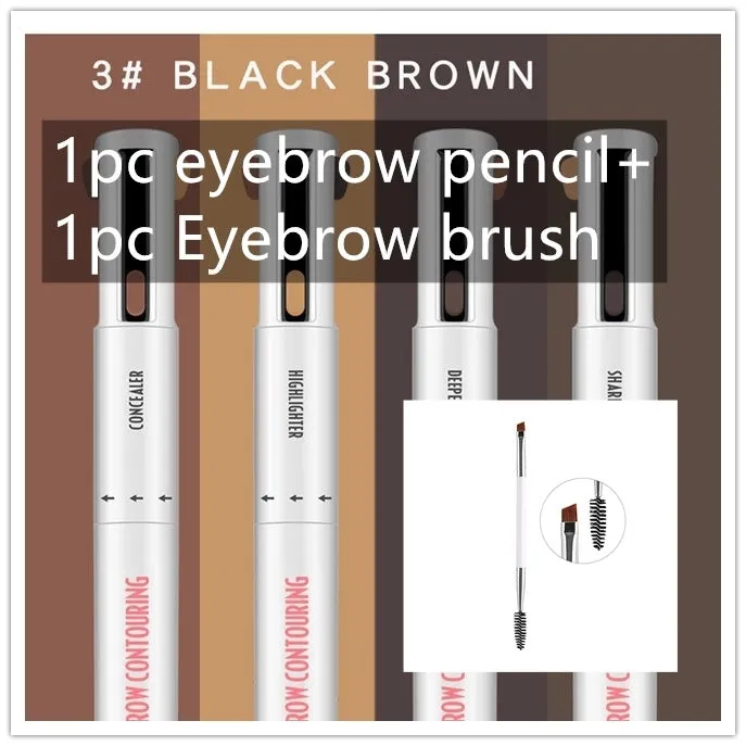 Rotating Ball-Point Portable Eyebrow Pen