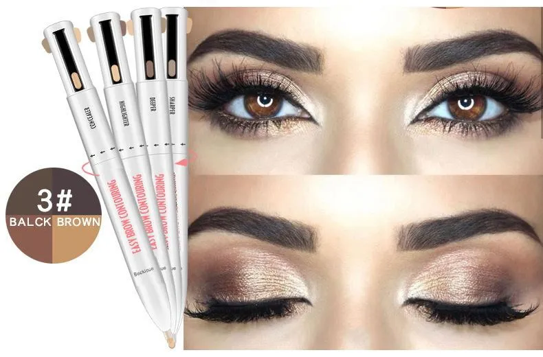 Rotating Ball-Point Portable Eyebrow Pen